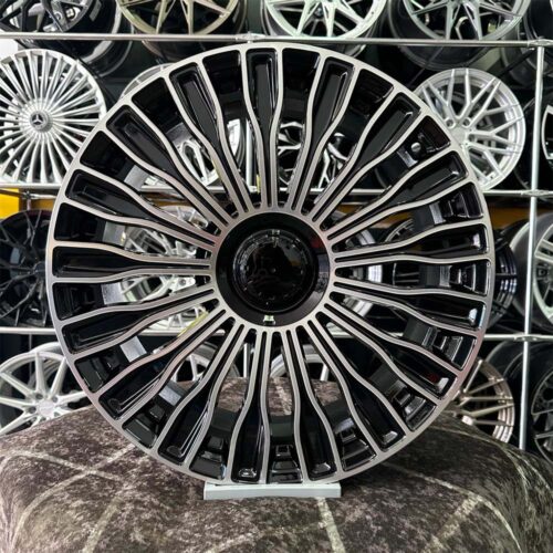 20 inç 5x112 Maybach Siyah Elmas Kesim Jant Modeli (4 Adet)