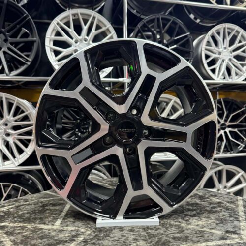 18 inç 5x120 Arceo Siyah Elmas Kesim Jant Modeli (4 Adet)