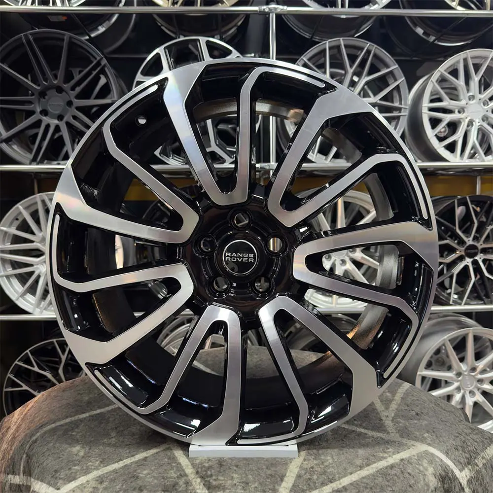 22 inç 5x120 Rango Rover Siyah Elmas Kesim Jant Modeli (4 Adet) 22 inç 5x120 Rango Rover Siyah Elmas Kesim Jant Modeli (4 Adet)
