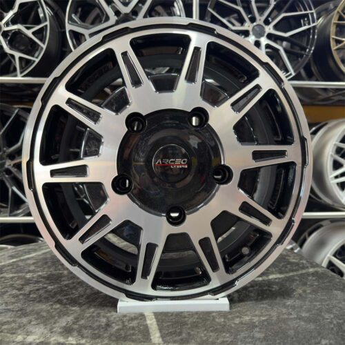 16 inç 5x160 Arceo Siyah Elmas Kesim Jant Modeli (4 Adet)