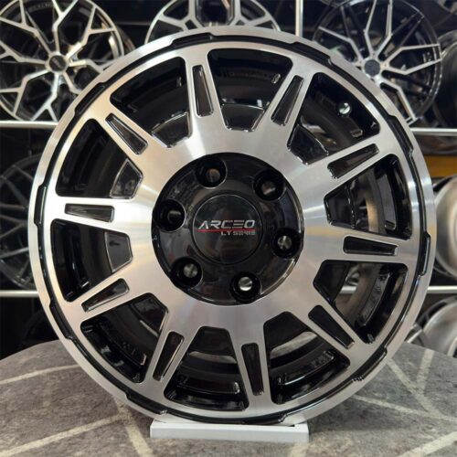 16 inç 6x130 Arceo Siyah Elmas Kesim Jant Modeli (4 Adet)