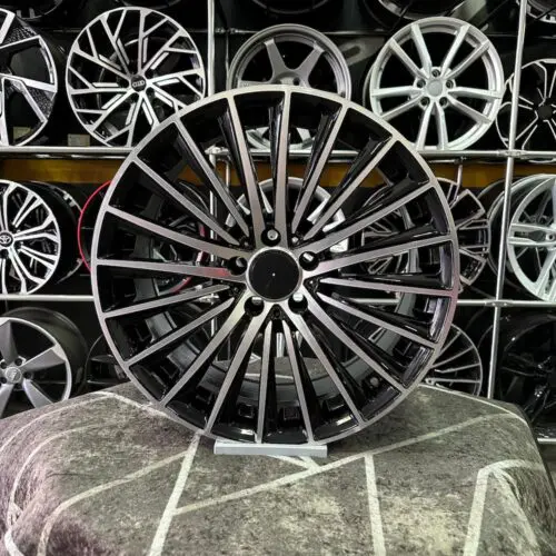 18 inç 5x112 Maybach Siyah Elmas Kesim Jant Modeli (4 Adet)