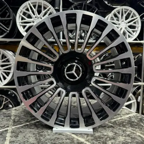18 inç 5x112 AMG Siyah Elmas Kesim Jant Modeli (4 Adet)