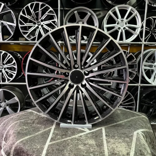 17 inç 5x112 Mercedes S Glass Siyah Elmas Kesim Jant Modeli (4 Adet)