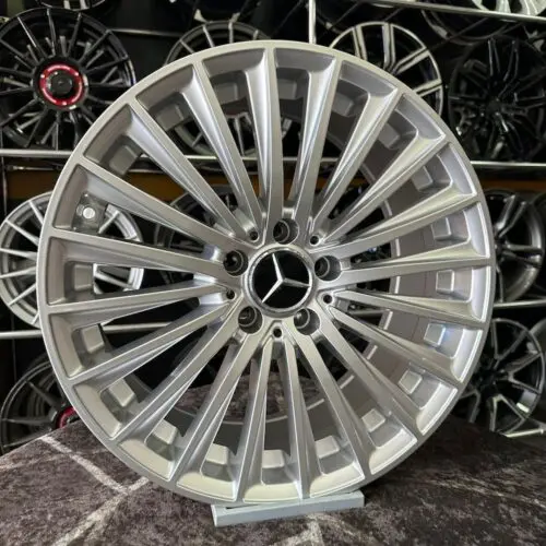 19 inç 5x112 Mercedes S Glass Gümüş Jant Modeli (4 Adet)