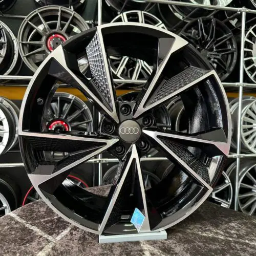 18 inç 5x112 Audi Siyah Elmas Kesim Jant Modeli (4 Adet)