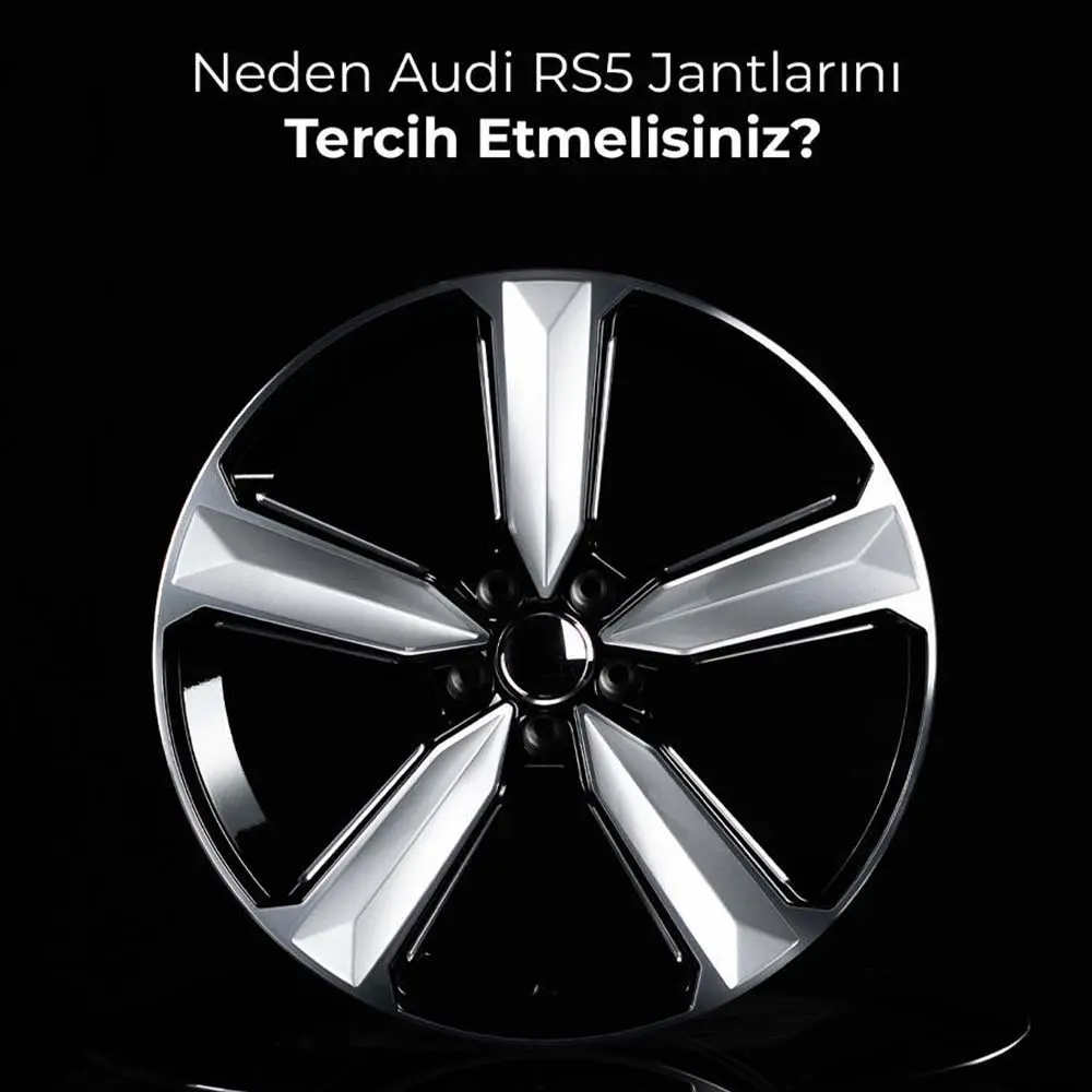 18 inç 5x112 Audi RS5 Orjinal Kalıp Siyah Jant Modeli (4 Adet)