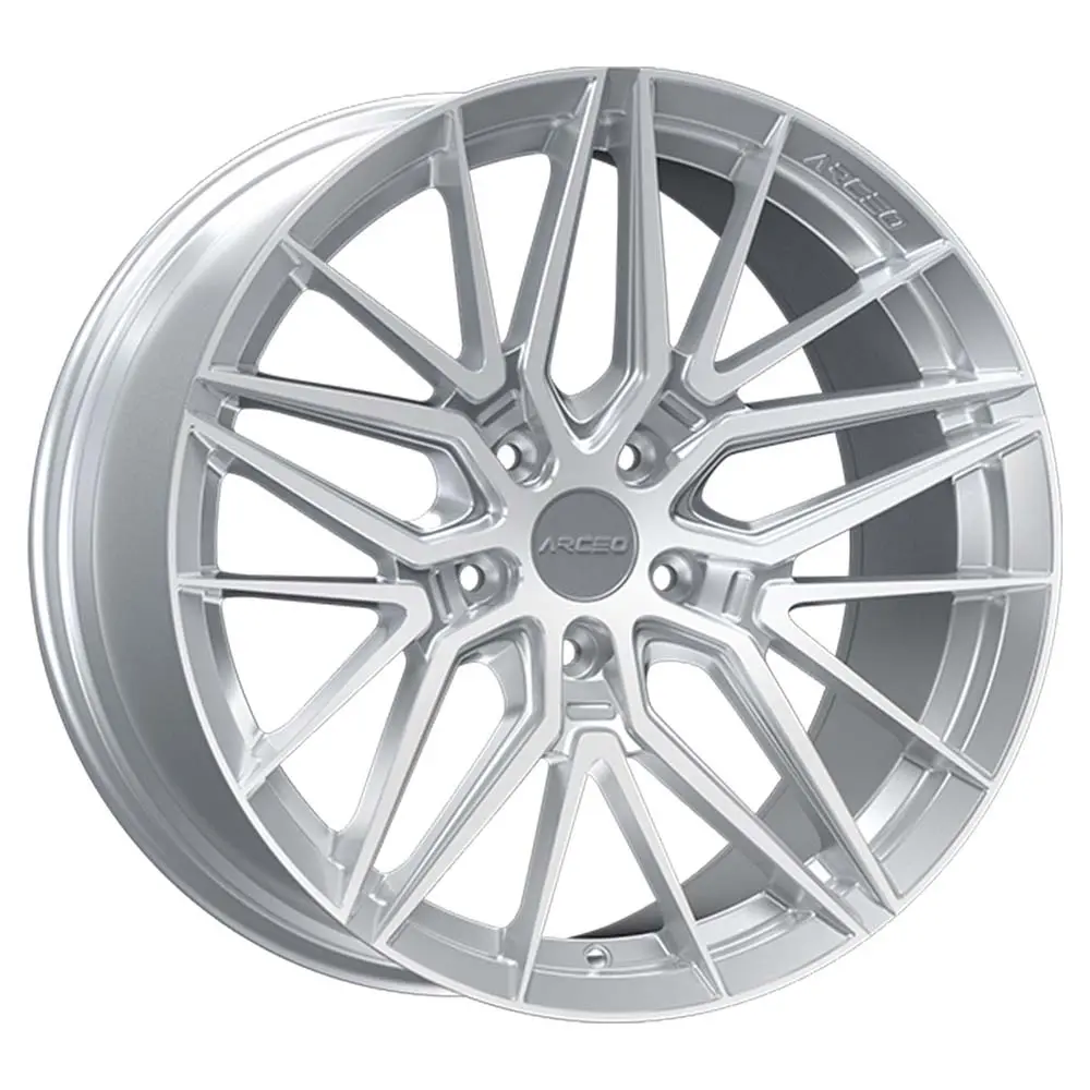 18 inç 5x112 Arceo Sevilla Gümüş Elmas Kesim Jant Modeli (4 Adet)