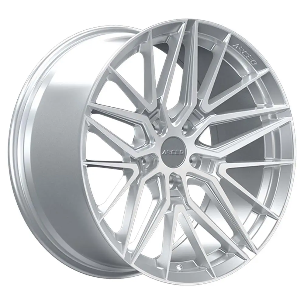 18 inç 5x112 Arceo Sevilla Gümüş Elmas Kesim Jant Modeli (4 Adet)