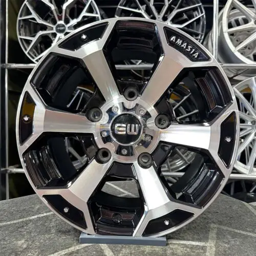 16 inç 5x160 Transit Siyah Elmas Kesim Jant Modeli (4 Adet)