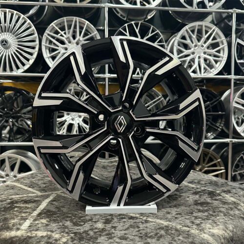 17 inç 4x100 Clio İcon Siyah Elmas Kesim Jant Modeli (4 Adet)