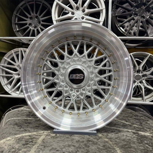 16 inç 4x100 BBS 9-10 Ofset Gümüş Jant Modeli (4 Adet)
