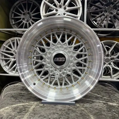 16 inç 4x100 BBS 9-10 Ofset Gümüş Jant Modeli (4 Adet)