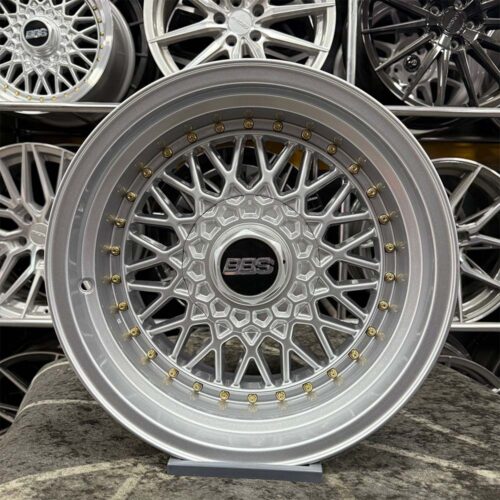 16 inç 4x100 BBS 9-10 Ofset Gümüş Jant Modeli (4 Adet)