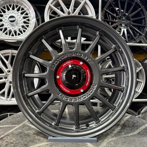 16 inç 5x114.3 Motorsport Gun Metal Jant Modeli (4 Adet)
