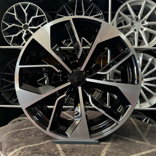 19 inç 5x112 Audi RS Siyah Elmas Kesim Jant Modeli (4 Adet)