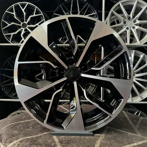 19 inç 5x112 Audi RS Siyah Elmas Kesim Jant Modeli (4 Adet)