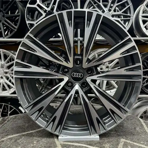 20 inç 5x112 Audi Siyah Elmas Kesim Jant Modeli (4 Adet)