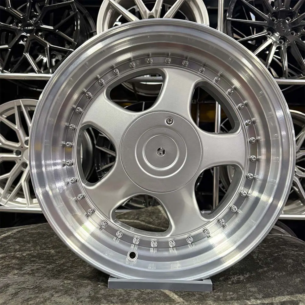 16 inç 4x100 KT! 7.5 - 9 Ofset Gümüş Jant Modeli (4 Adet)