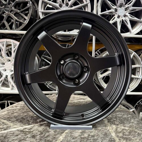 17 inç 5x114.3 Volk T37 Siyah Jant Modeli (4 Adet)