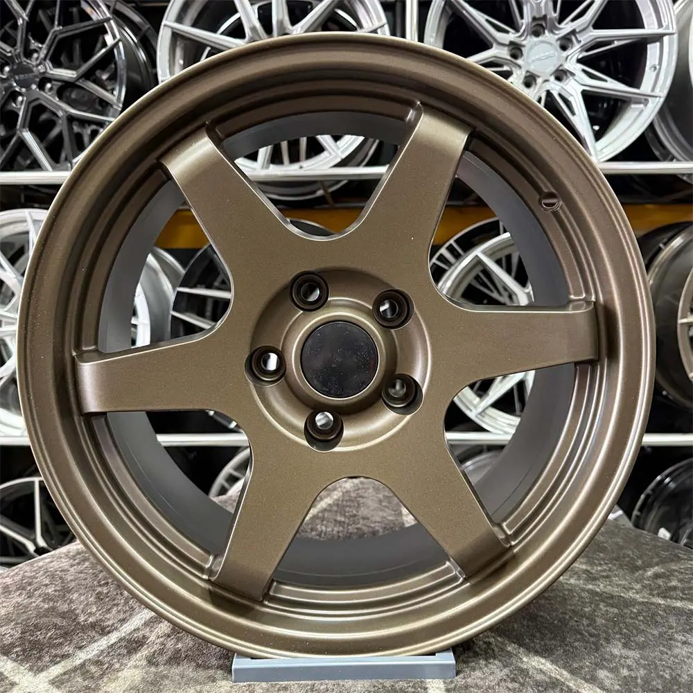 17 inç 5x114.3 Volk T37 Mat Bronz Jant Modeli (4 Adet)
