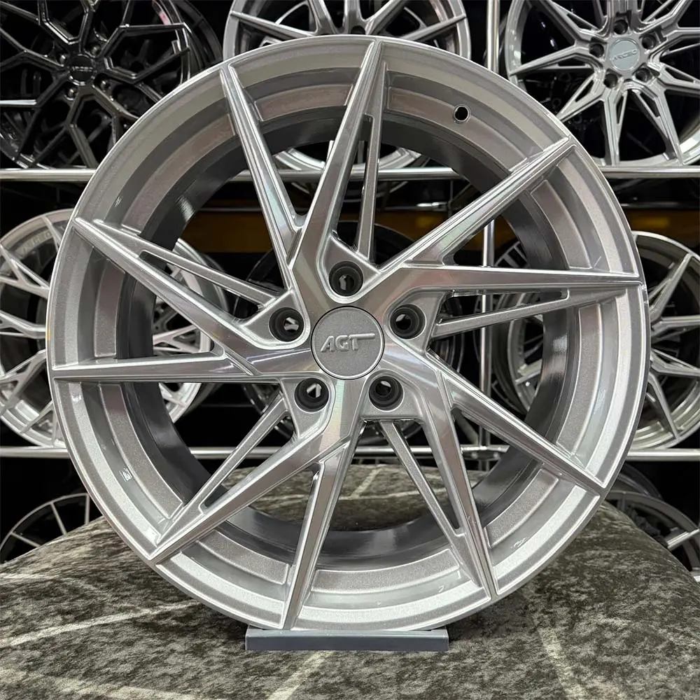 18 inç 5x112 AGT Wheels Gümüş Jant Modeli (4 Adet)