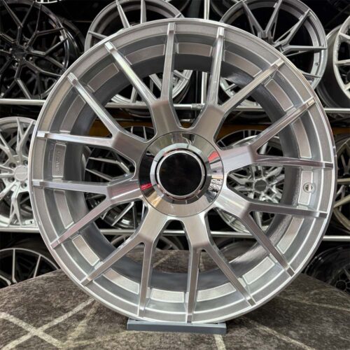19 inç 5x112 Robust  G63 AMG Gümüş Elmas Kesim Jant Modeli (4 Adet)