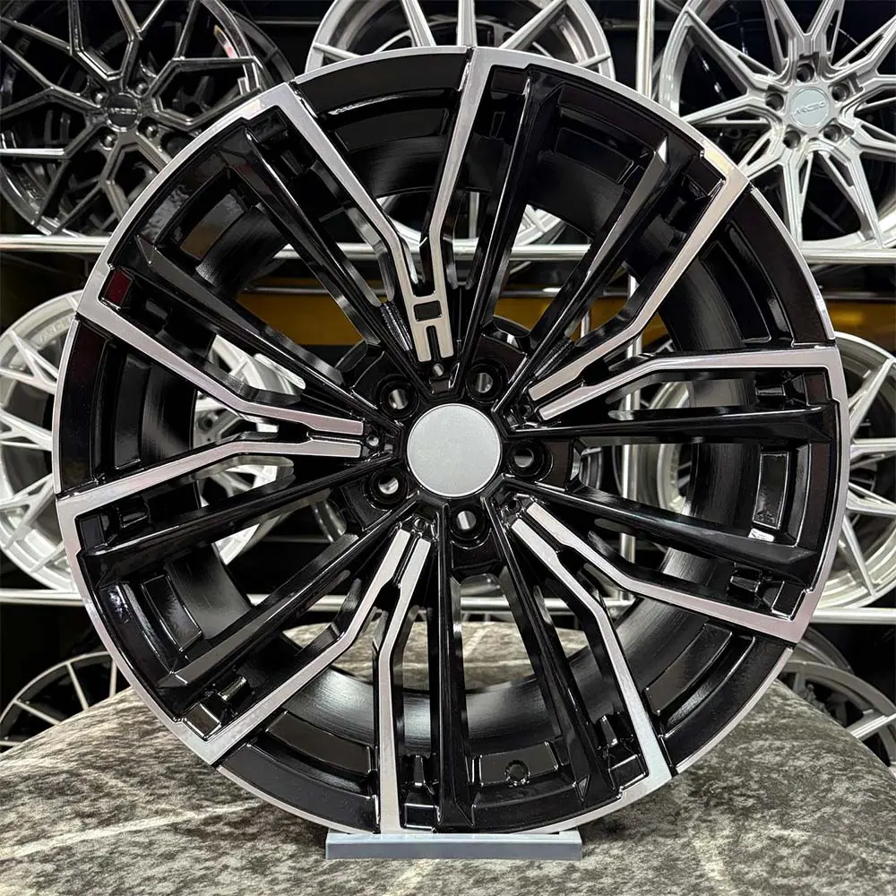 19 inç 5x120 BMW F10 F30 Siyah Elmas Kesim Jant Modeli (4 Adet)