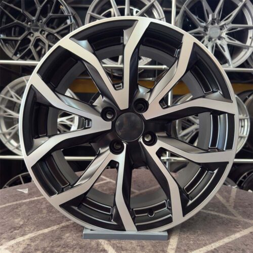16 inç 4x100 Clio İcon Siyah Elmas Kesim Jant Modeli (4 Adet)
