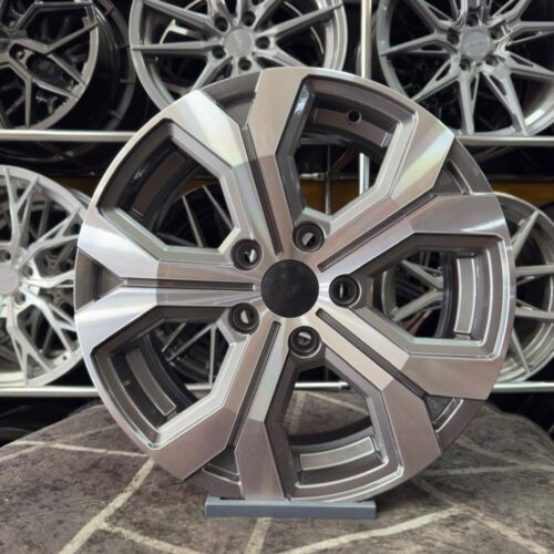 16 inç 5x114.3 Duster Gun Metal Elmas Kesim Jant Modeli (4 Adet)