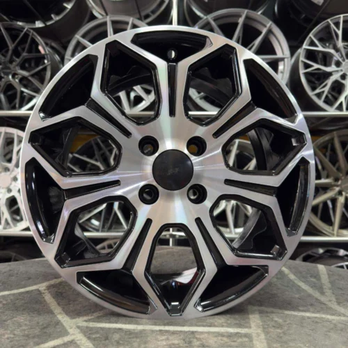 15 inç 4x100 Clio Getz İ20 Siyah Elmas Kesim Jant Modeli (4 Adet)