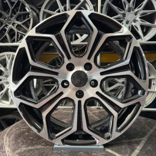17 inç 5x108 Focus Mondeo Siyah Elmas Kesim Jant Modeli (4 Adet)