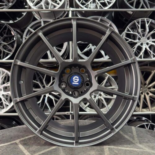 18 inç 5x108 Sparco Asetto Gara Siyah Elmas Kesim Jant Modeli (4 Adet)