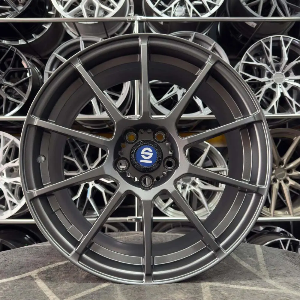 18 inç 5x112 Sparco Asetto Gara Gun Metal Jant Modeli (4 Adet)