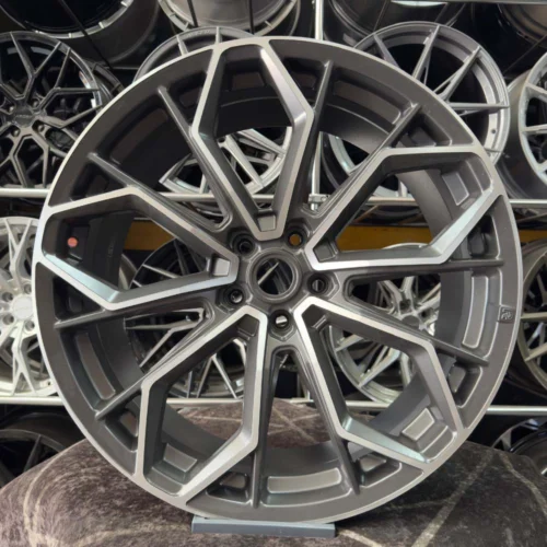22 inç 5x120 Land Rover Gun Metal Elmas Kesim Jant Modeli (4 Adet)