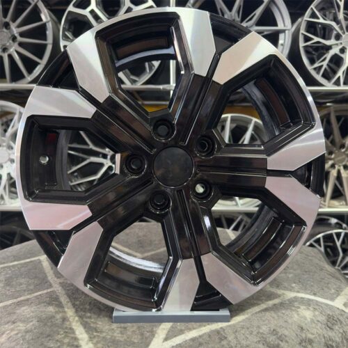 16 inç 5x114.3 Duster Siyah Elmas Kesim Jant Modeli (4 Adet)
