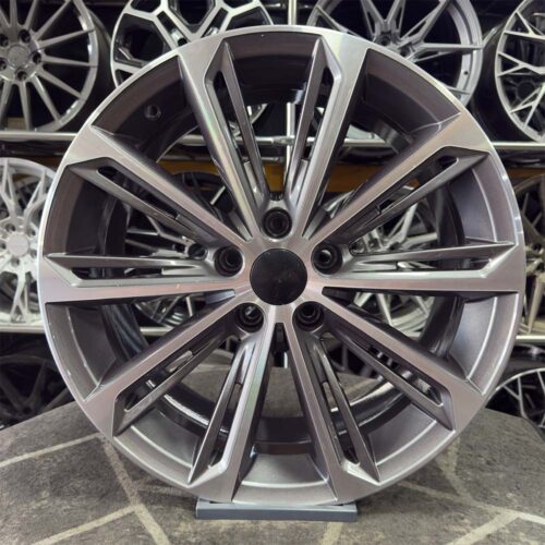 18 inç 5x112 Verona Gun Metal Elmas Kesim Jant Modeli (4 Adet)