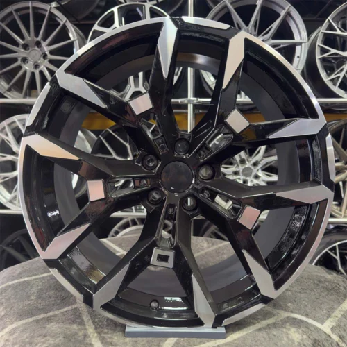 19 inç 5x120 Bmw F10 F30 Style-995 Msport Siyah Elmas Kesim Jant Modeli (4 Adet)