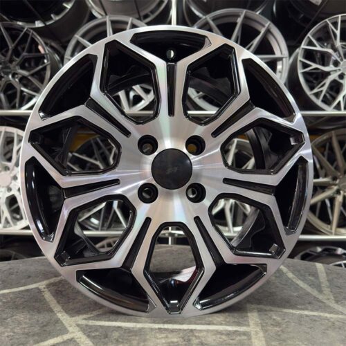 16 inç 4x100 Clio Getz İ20 Fiorino Siyah Elmas Kesim Jant Modeli (4 Adet)