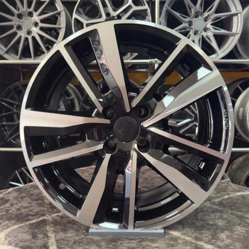 17 inç 4x108 Peugeot Citroen Siyah Elmas Kesim Jant Modeli (4 Adet)