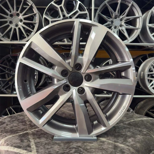 17 inç 5x100 Polo İbiza Taigo Egea Doblo Gun Metal Elmas Kesim Jant Modeli (4 Adet)