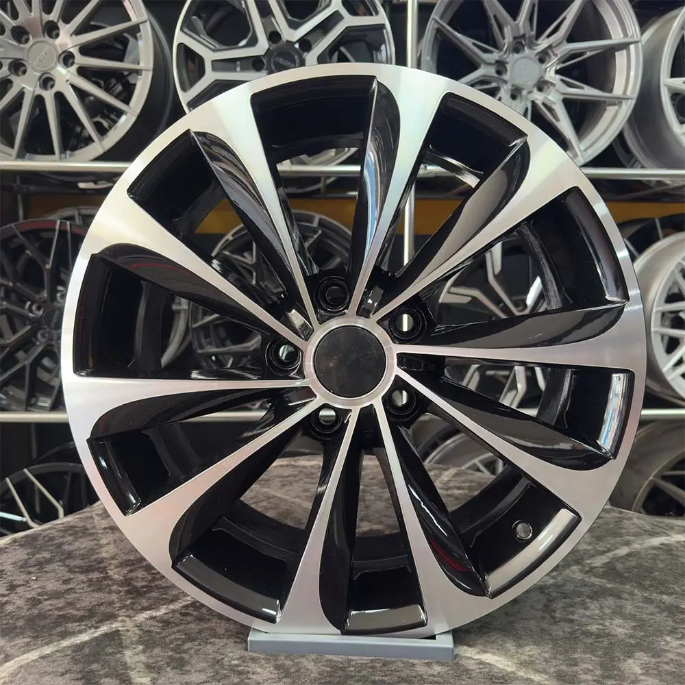 17 inç 5x114.3 Megane İ30 Fluence Siyah Elmas Kesim Jant Modeli (4 Adet)