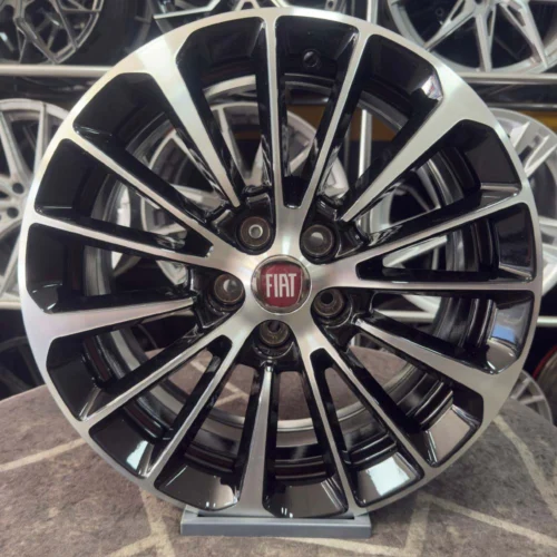16 inç 5x98 Egea Doblo Siyah Elmas Kesim Jant Modeli (4 Adet)