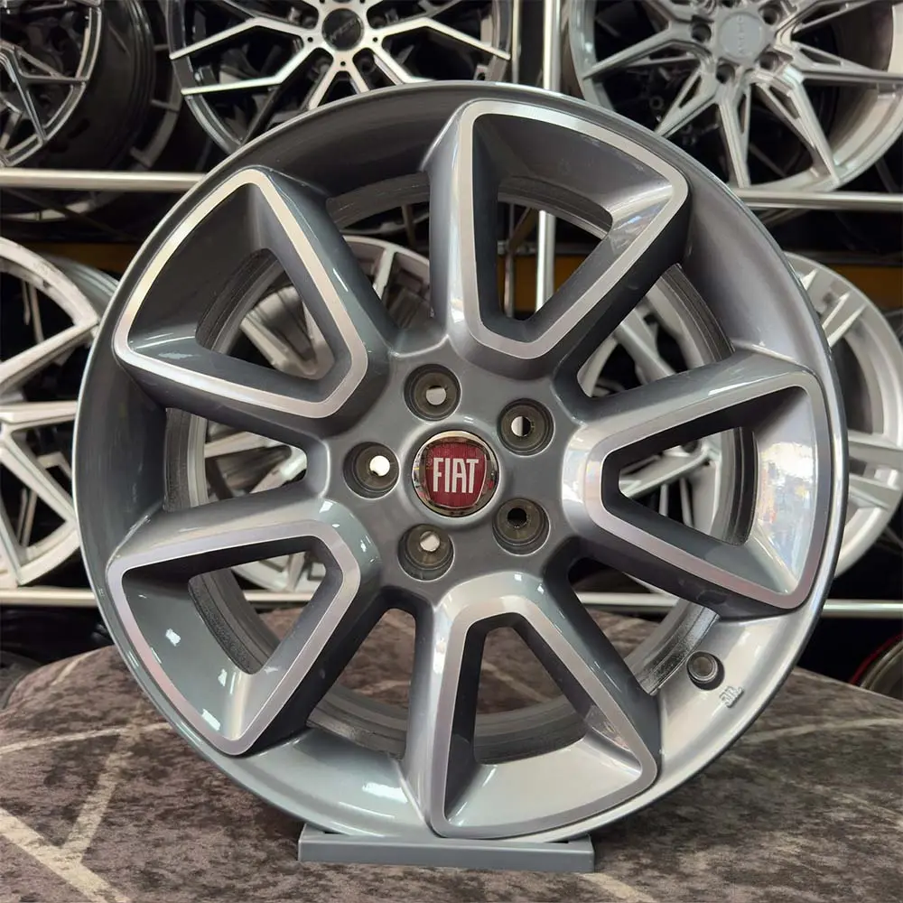 16 inç 5x98 Opar Doblo Gun Metal Elmas Kesim Jant Modeli (4 Adet)