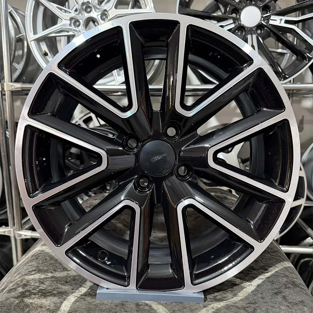 16 inç 4x100 Clio Uyumlu Siyah Elmas Kesim Jant Modeli (4 Adet)