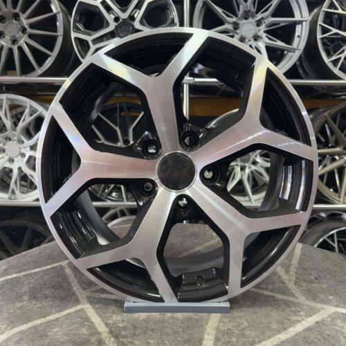15 inç 5x108 Ford Siyah Elmas Kesim Jant Modeli (4 Adet)