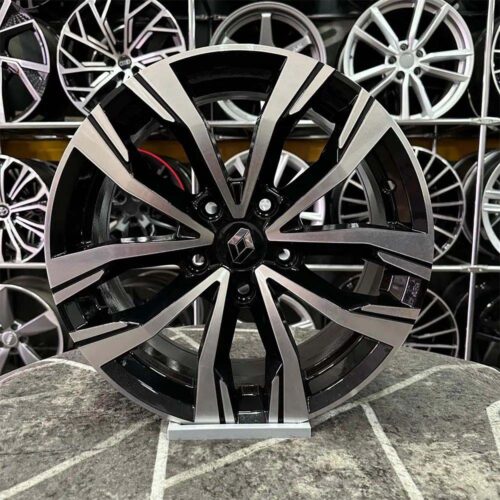 15 inç 5x114.3 İcon Siyah Elmas Kesim Jant Modeli (4 Adet)
