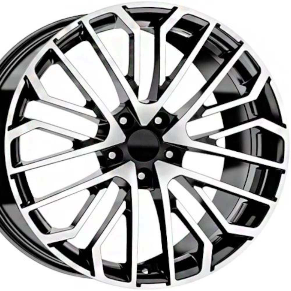 18 inç 5x112 A3 A4 Octavia Golf Jetta Caddy Passat Uyumlu Siyah Elmas Kesim Jant Modeli (4 Adet) 18 inç 5x112 A3 A4 Octavia Golf Jetta Caddy Passat Uyumlu Siyah Elmas Kesim Jant Modeli (4 Adet)