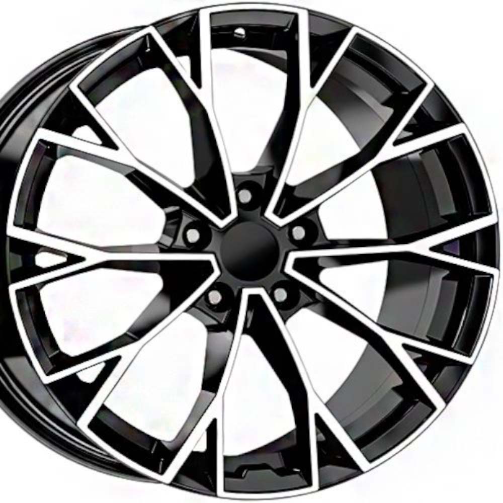 18 inç 5x112 A3 A4 Octavia Golf Passat Jetta Caddy Uyumlu Siyah Elmas Kesim Jant Modeli (4 Adet) 18 inç 5x112 A3 A4 Octavia Golf Passat Jetta Caddy Uyumlu Siyah Elmas Kesim Jant Modeli (4 Adet)