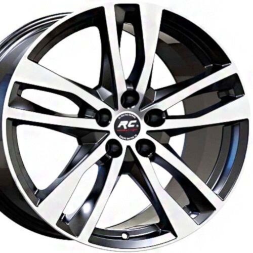 19 inç 5x112 Audi S Line A4 A5 A6 Uyumlu Siyah Elmas Kesim Jant Modeli (4 Adet)